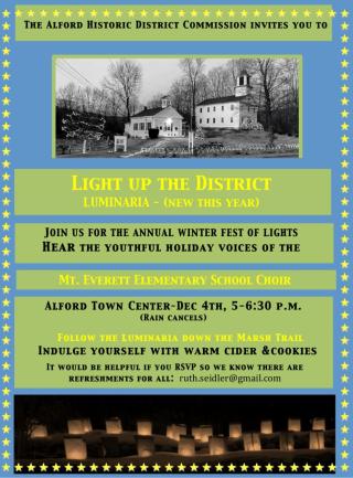 Light Up the District, Luminarias along the Marsh Trail