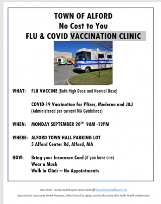 Flu clinic 9.20.2021 from 9AM - Noon