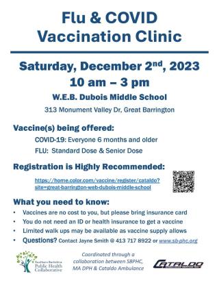 Vaccine Clinic 11/9/23